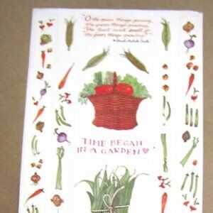 Vintage Susan Branch Vegetable Garden Scrapbooking Border Sticker Sheet